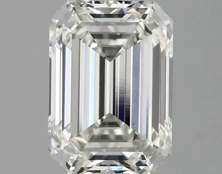 2.05 Carat Emerald Shaped Ideal Cut VS1 IGI Certified Lab Grown Diamond