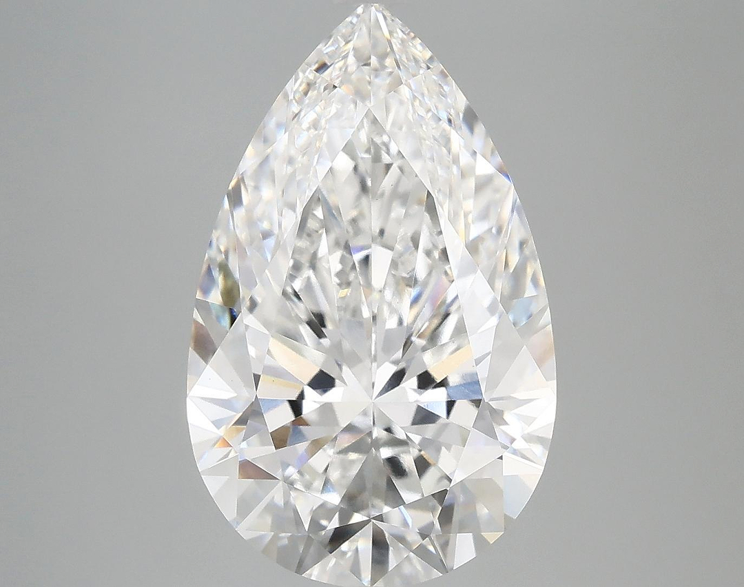6.2 Carat Pear Shaped Ideal Cut VVS2 IGI Certified Lab Grown Diamond