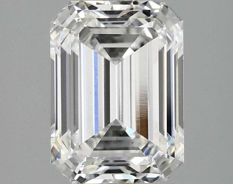 2.54 Carat Emerald Shaped Excellent Cut VS1 IGI Certified Lab Grown Diamond