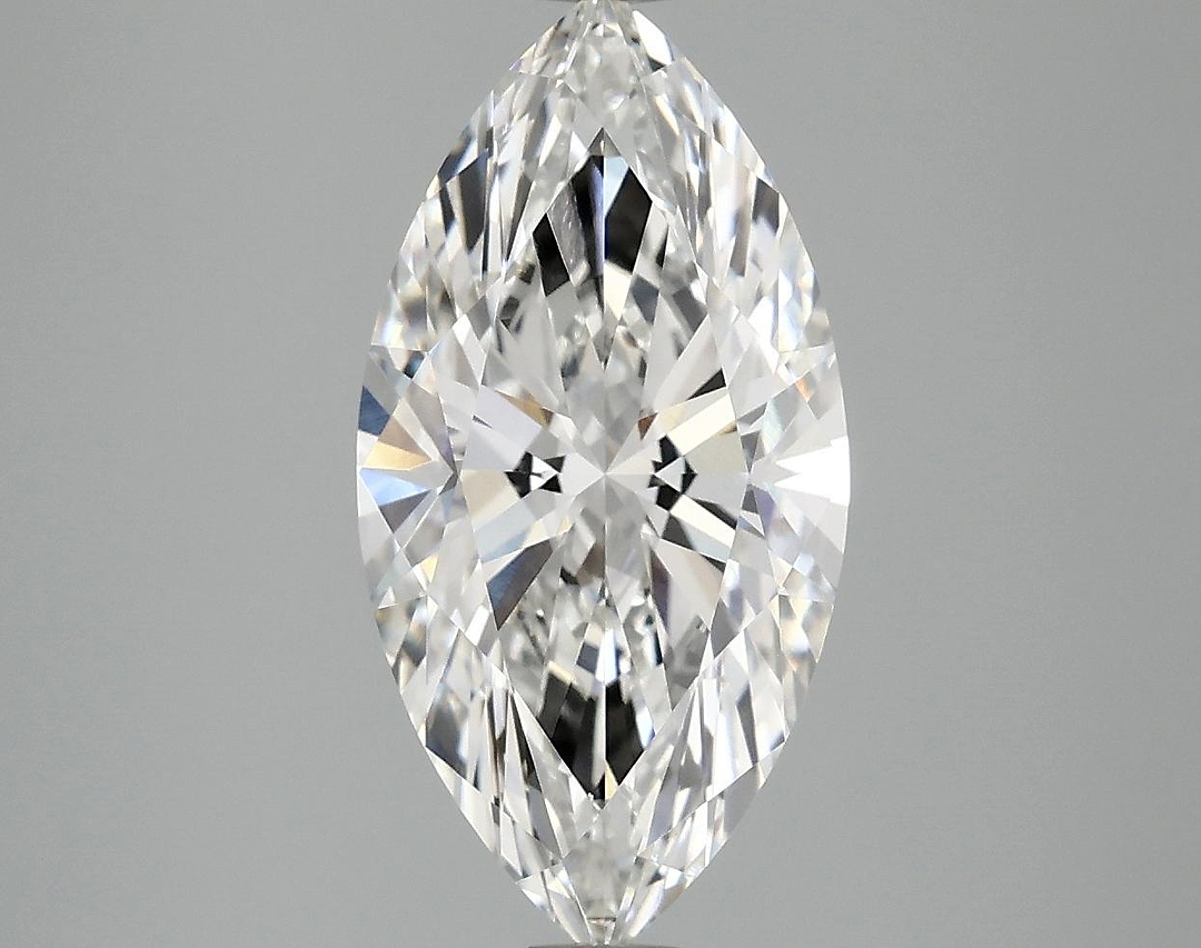 3.08 Carat Marquise Shaped Ideal Cut VVS2 IGI Certified Lab Grown Diamond
