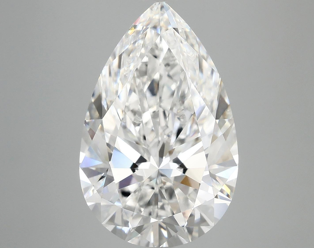 7.02 Carat Pear Shaped Ideal Cut VVS2 IGI Certified Lab Grown Diamond