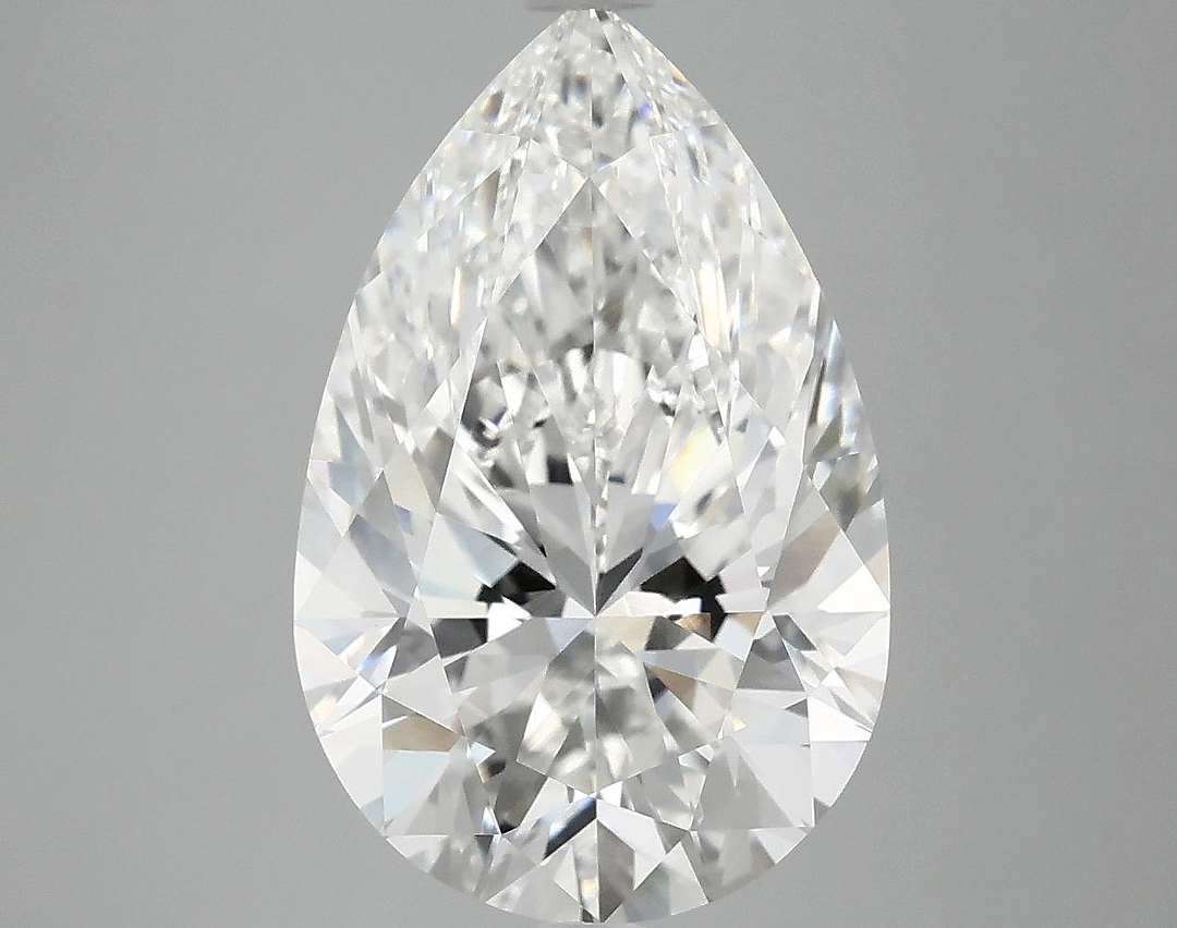 5.04 Carat Pear Shaped Ideal Cut VVS2 IGI Certified Lab Grown Diamond