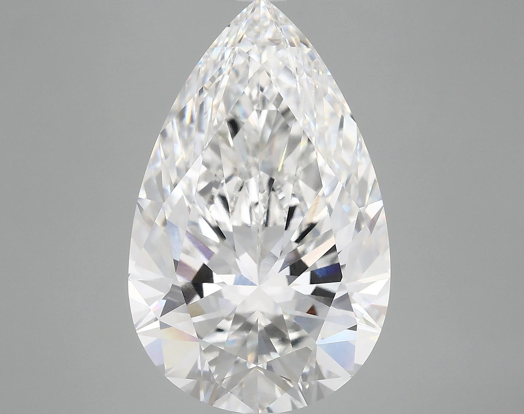 7.03 Carat Pear Shaped Ideal Cut VVS2 IGI Certified Lab Grown Diamond