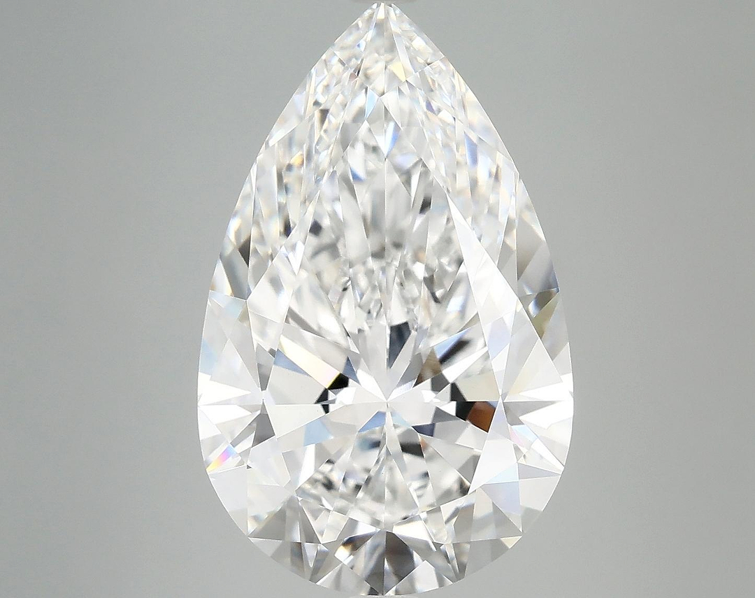 7.14 Carat Pear Shaped Ideal Cut VVS2 IGI Certified Lab Grown Diamond