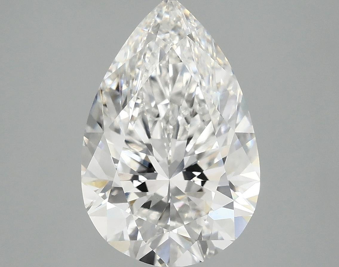 4.04 Carat Pear Shaped Excellent Cut VVS2 IGI Certified Lab Grown Diamond