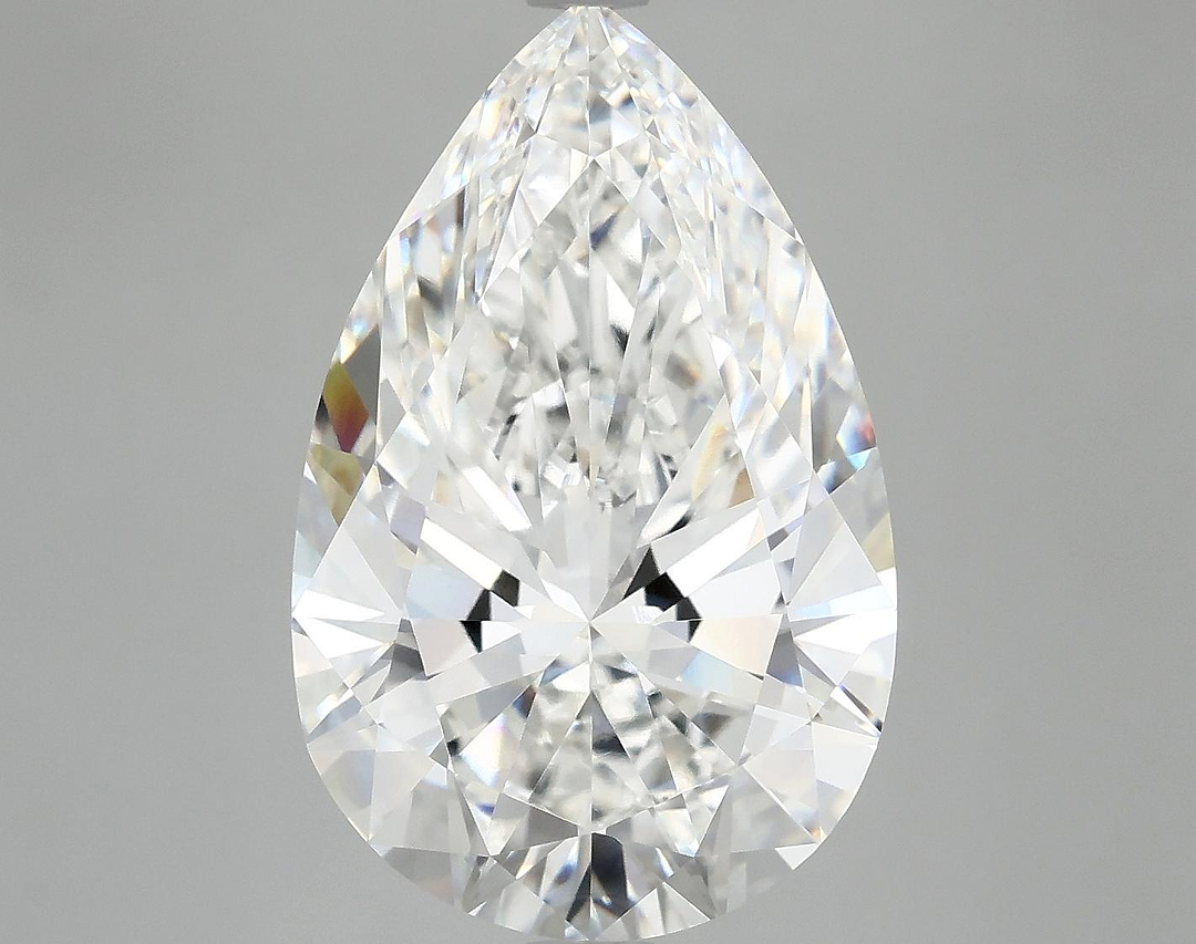 7.13 Carat Pear Shaped Ideal Cut VVS2 IGI Certified Lab Grown Diamond