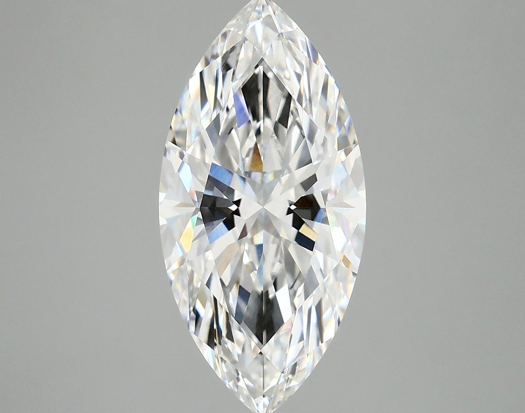 3.08 Carat Marquise Shaped Excellent Cut VVS2 IGI Certified Lab Grown Diamond