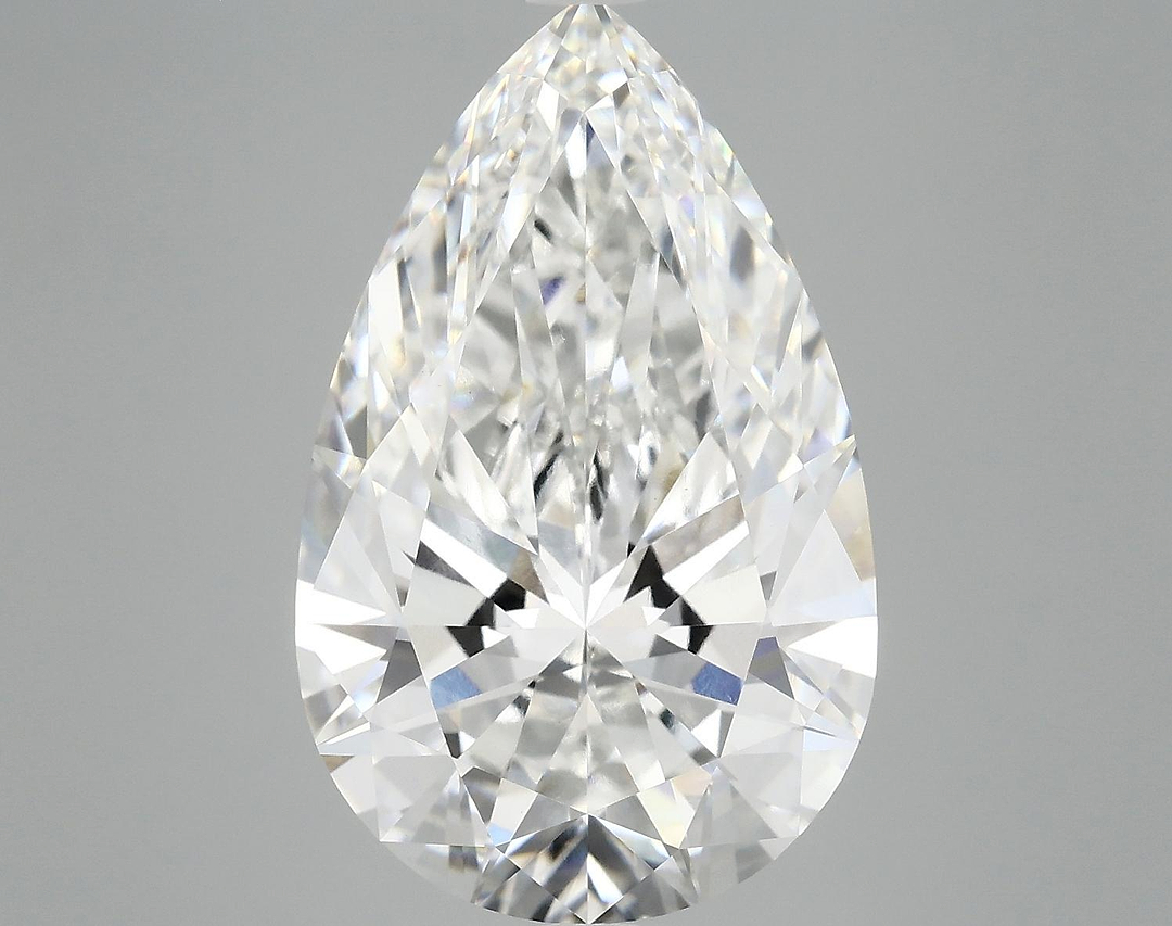 6.8 Carat Pear Shaped Ideal Cut VVS2 IGI Certified Lab Grown Diamond