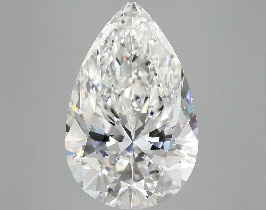 7.11 Carat Pear Shaped Ideal Cut VVS2 IGI Certified Lab Grown Diamond
