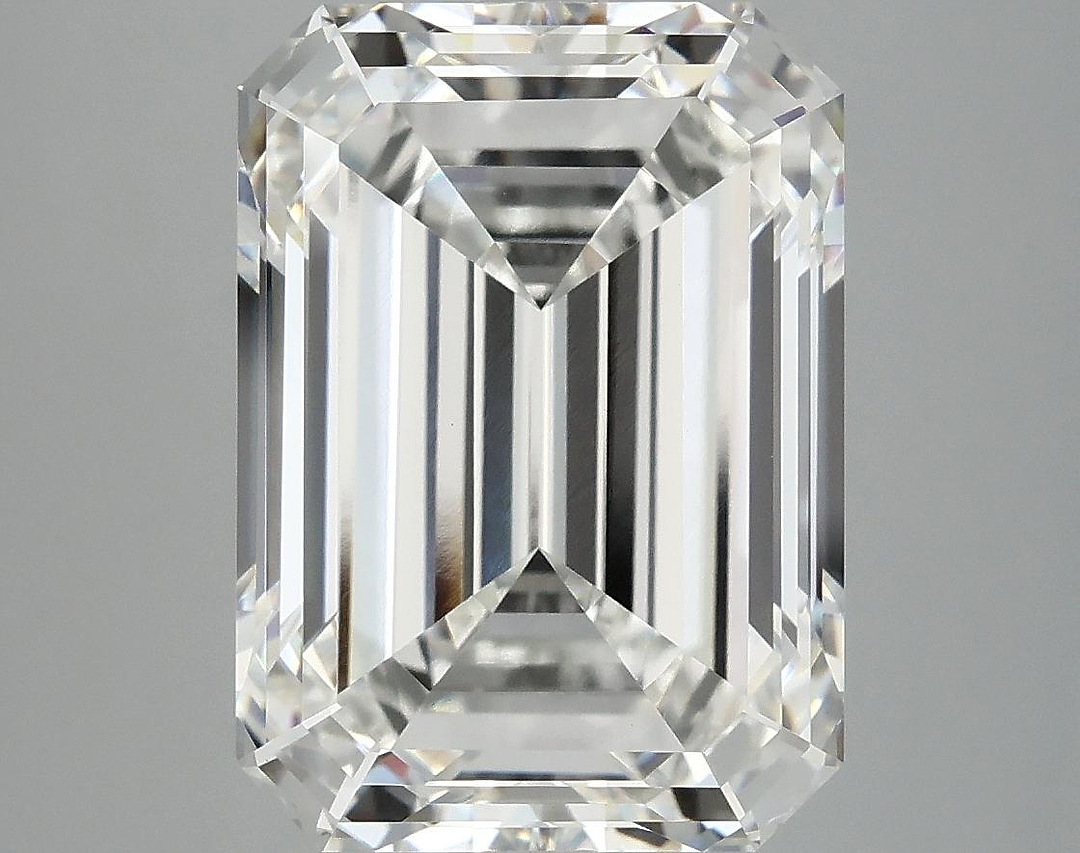 7.07 Carat Emerald Shaped Ideal Cut VVS2 IGI Certified Lab Grown Diamond