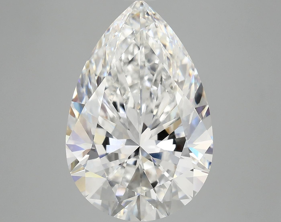 7.14 Carat Pear Shaped Excellent Cut VVS2 IGI Certified Lab Grown Diamond