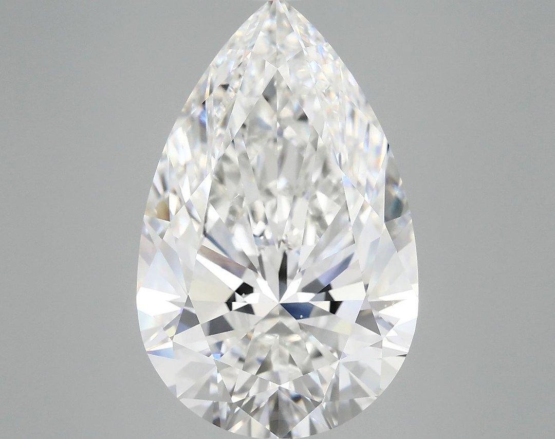 7.01 Carat Pear Shaped Ideal Cut VS2 IGI Certified Lab Grown Diamond