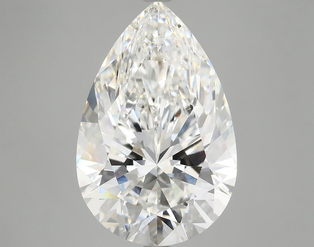 7.16 Carat Pear Shaped Excellent Cut VVS2 IGI Certified Lab Grown Diamond