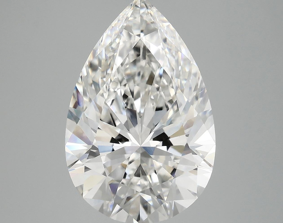 5.06 Carat Pear Shaped Excellent Cut VVS2 IGI Certified Lab Grown Diamond