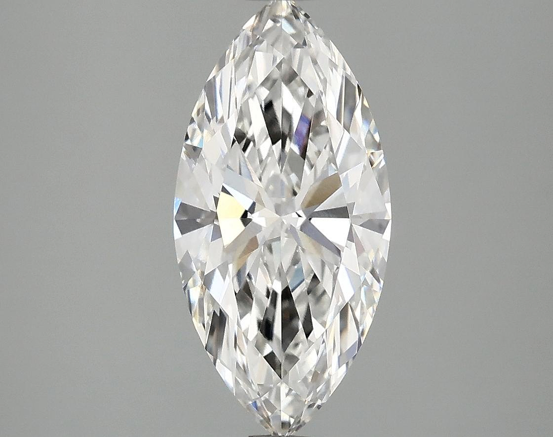 1.98 Carat Marquise Shaped Excellent Cut VVS2 IGI Certified Lab Grown Diamond