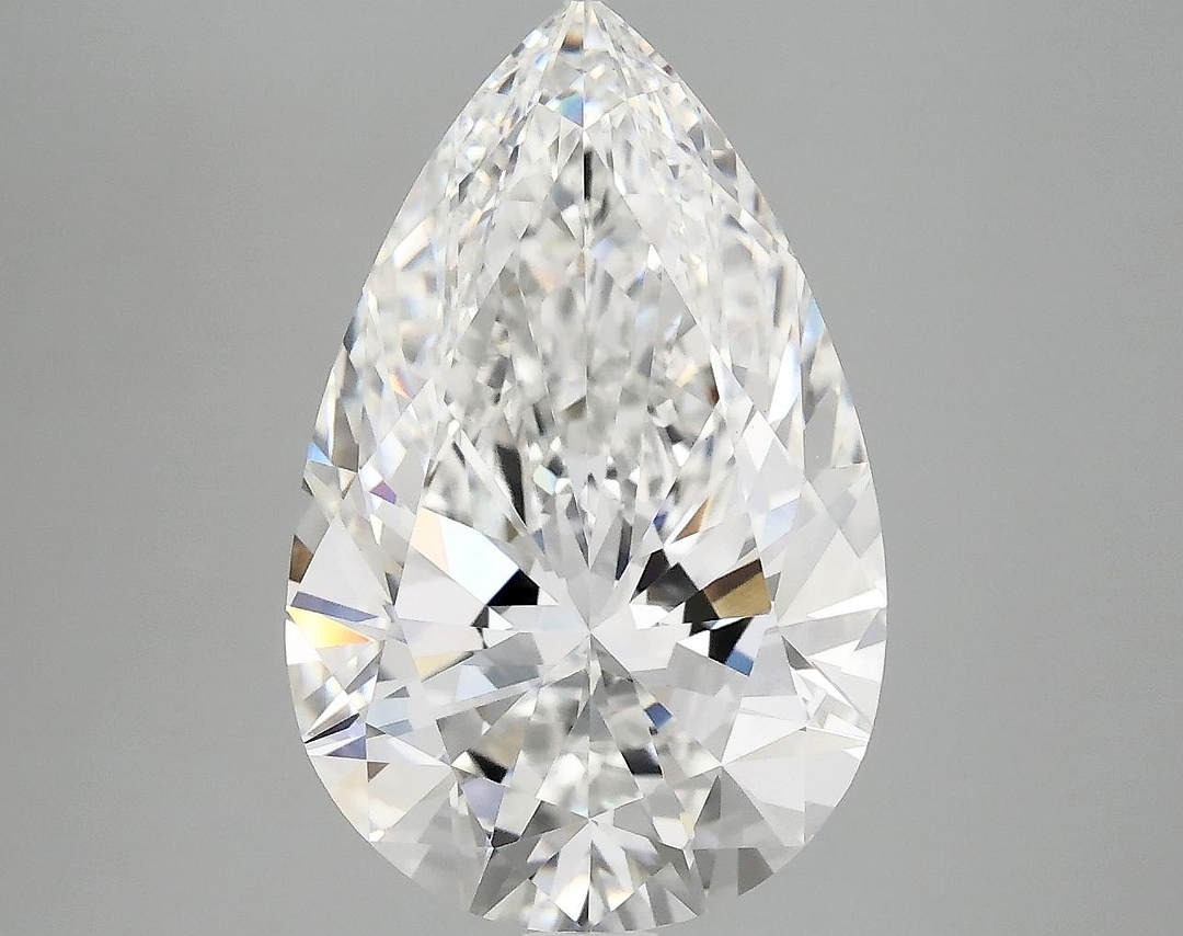 5.07 Carat Pear Shaped Ideal Cut VVS2 IGI Certified Lab Grown Diamond