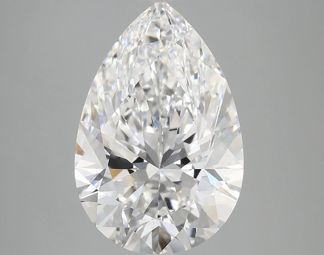 5.06 Carat Pear Shaped Excellent Cut VVS2 IGI Certified Lab Grown Diamond