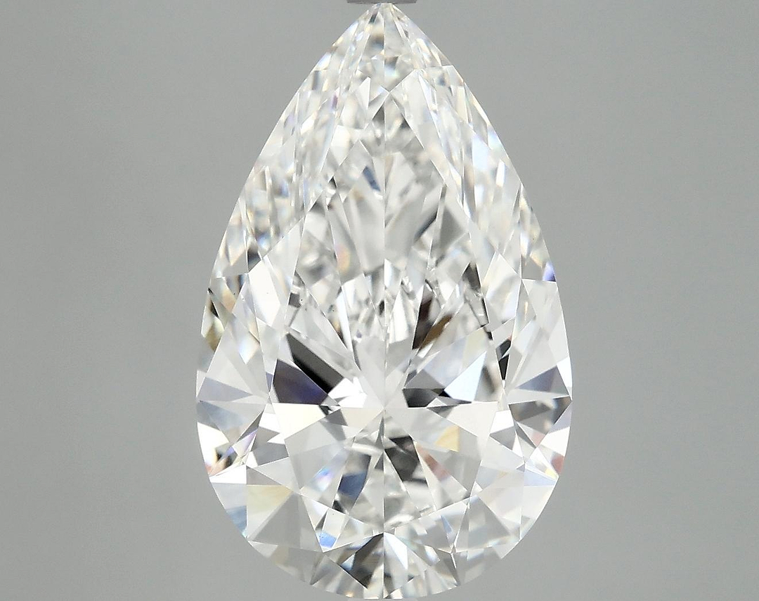 5.04 Carat Pear Shaped Ideal Cut VS1 IGI Certified Lab Grown Diamond