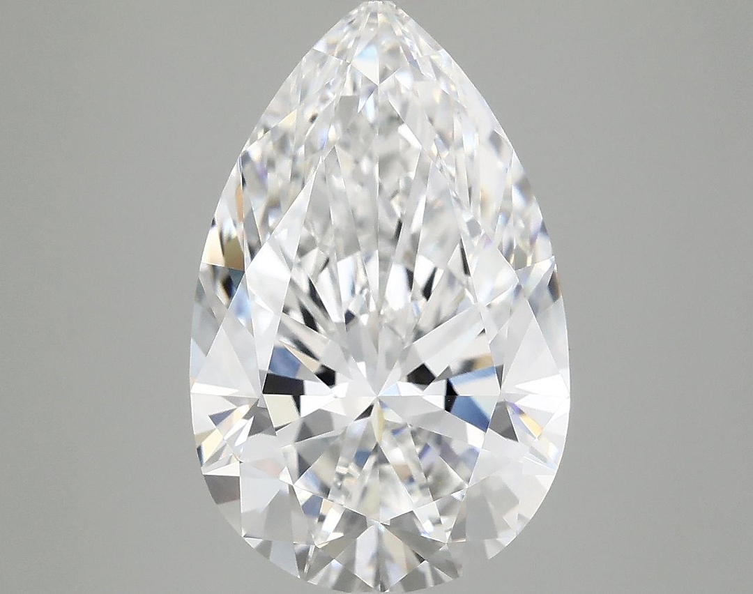 4.88 Carat Pear Shaped Ideal Cut VVS2 IGI Certified Lab Grown Diamond