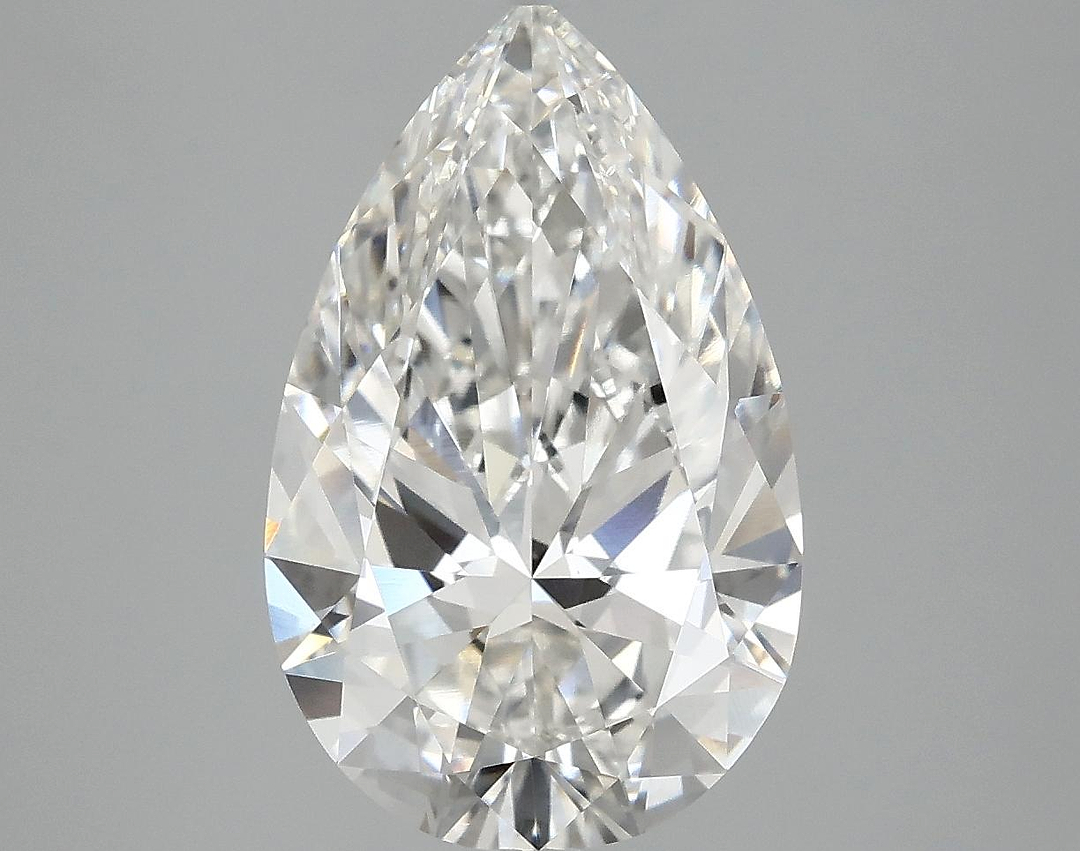 3.94 Carat Pear Shaped Ideal Cut VS1 IGI Certified Lab Grown Diamond