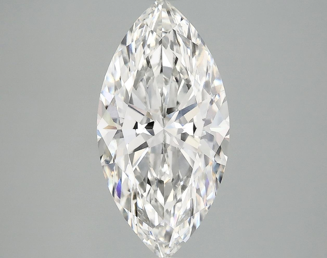 3.14 Carat Marquise Shaped Ideal Cut VVS2 IGI Certified Lab Grown Diamond