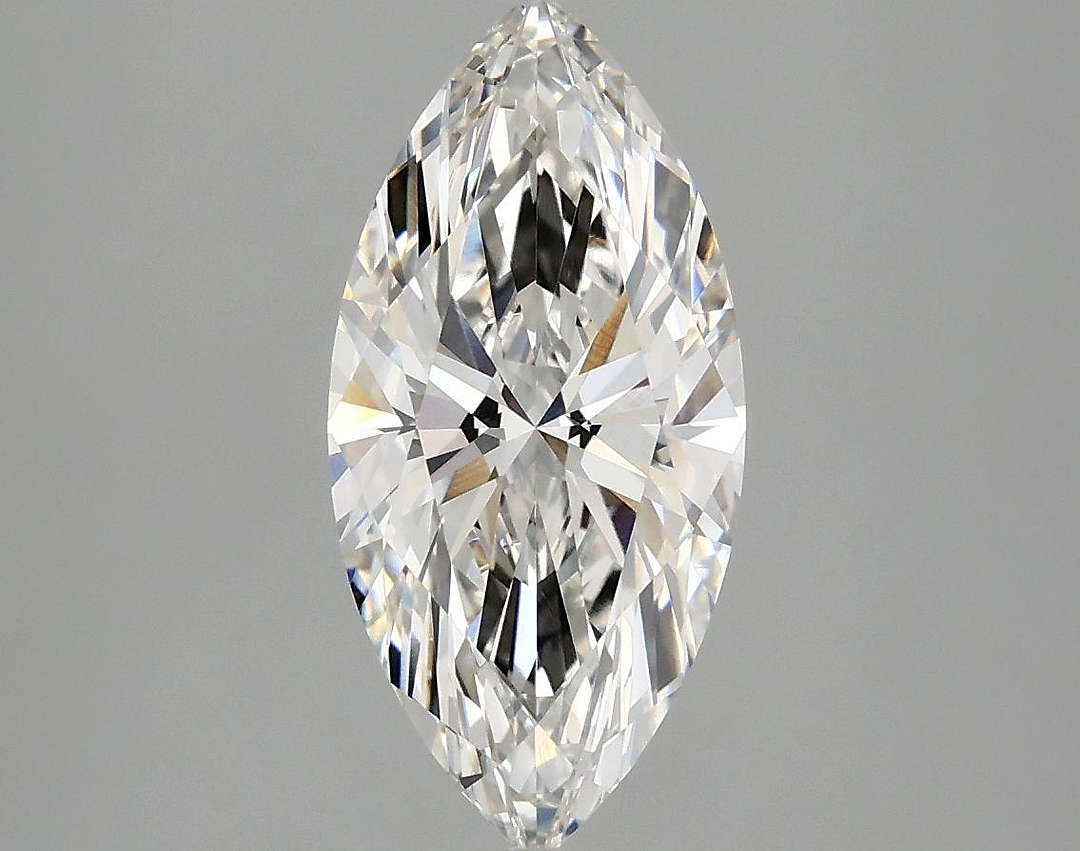 2.08 Carat Marquise Shaped Excellent Cut VVS2 IGI Certified Lab Grown Diamond