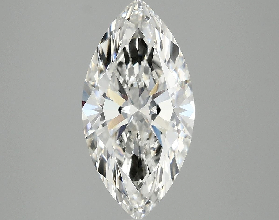 2.55 Carat Marquise Shaped Ideal Cut VVS2 IGI Certified Lab Grown Diamond