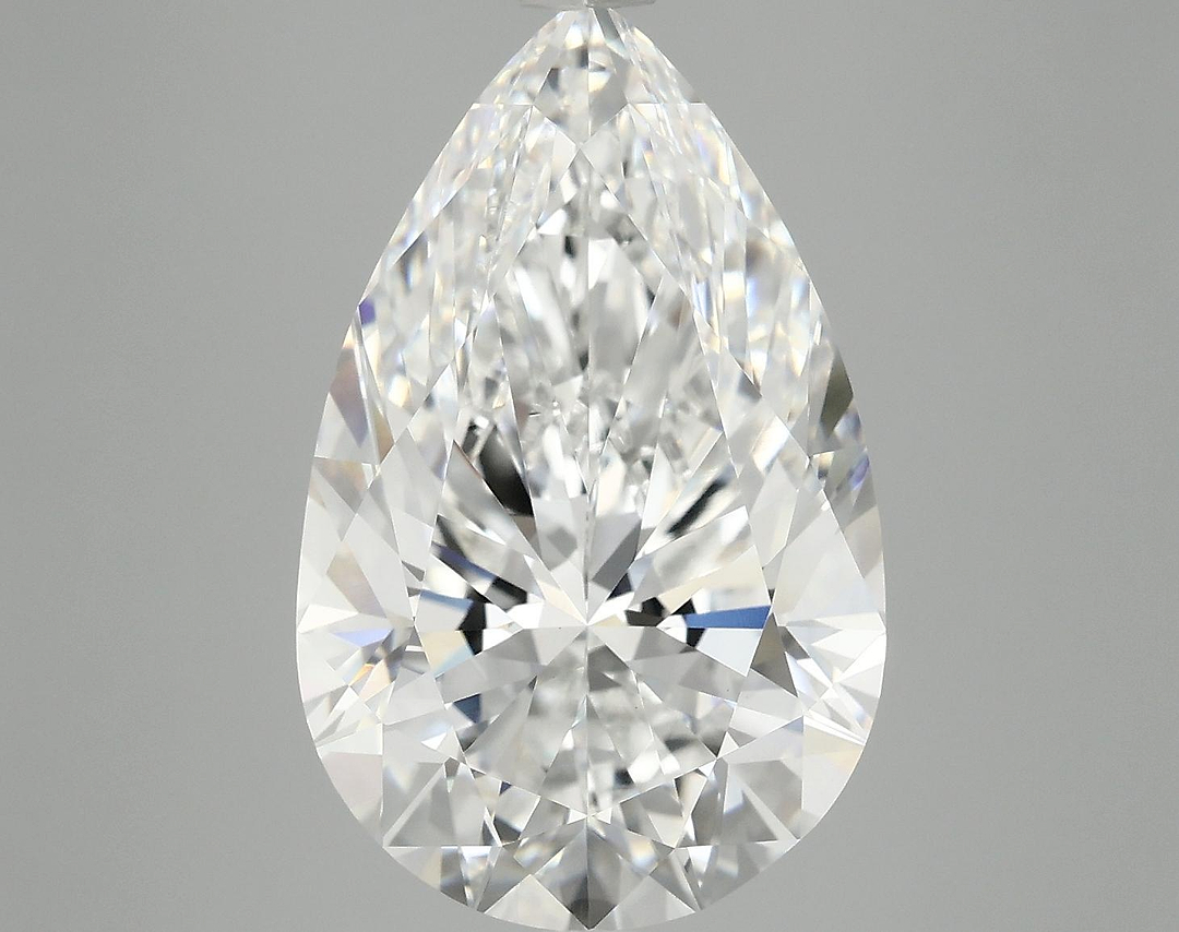 7.98 Carat Pear Shaped Ideal Cut VVS2 IGI Certified Lab Grown Diamond