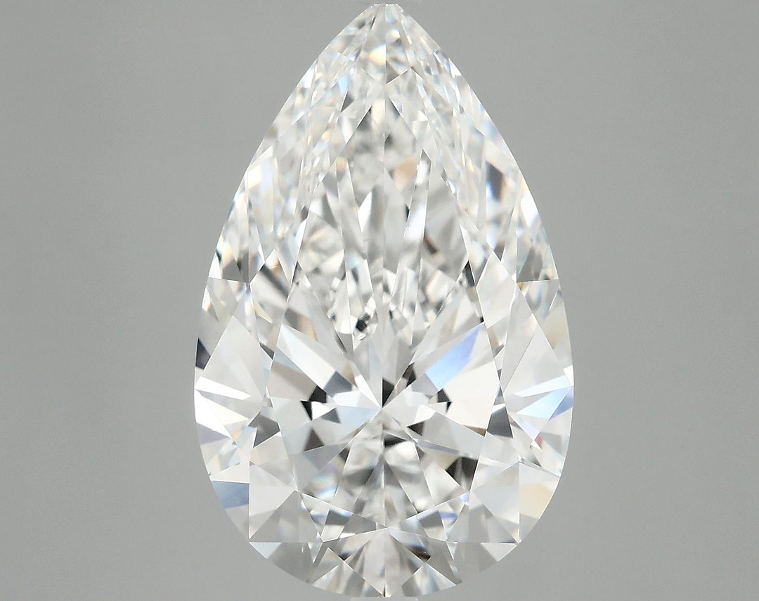 7.2 Carat Pear Shaped Ideal Cut VVS2 IGI Certified Lab Grown Diamond