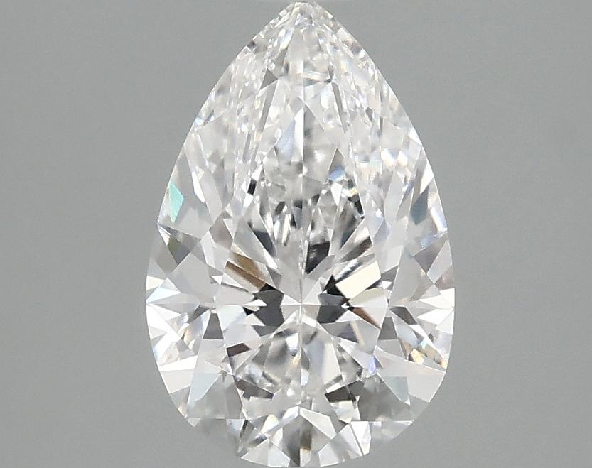 1.47 Carat Pear Shaped Ideal Cut VVS2 IGI Certified Lab Grown Diamond