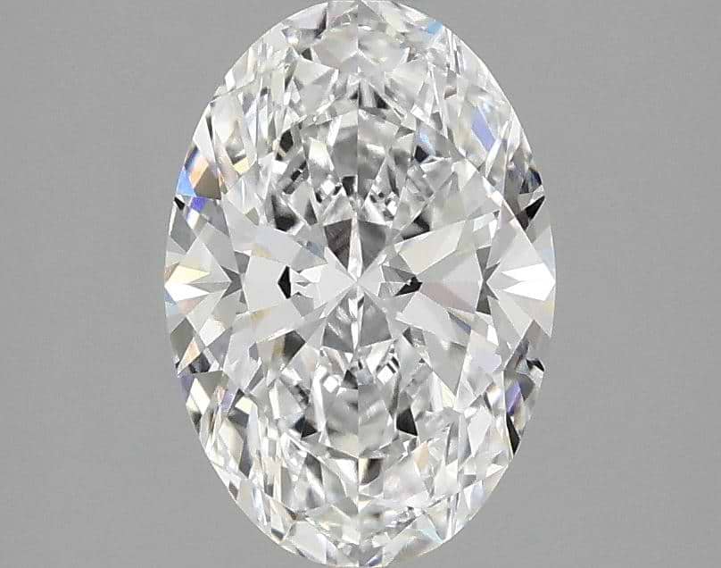 1.65 Carat Oval Shaped Ideal Cut VVS2 IGI Certified Lab Grown Diamond