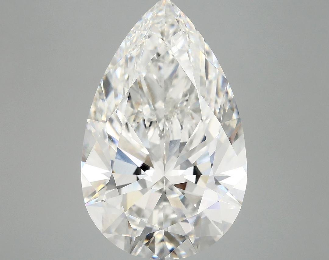 7.17 Carat Pear Shaped Ideal Cut VVS2 IGI Certified Lab Grown Diamond