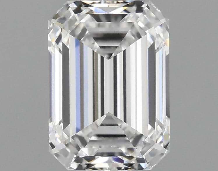 1.07 Carat Emerald Shaped Ideal Cut VVS2 IGI Certified Lab Grown Diamond