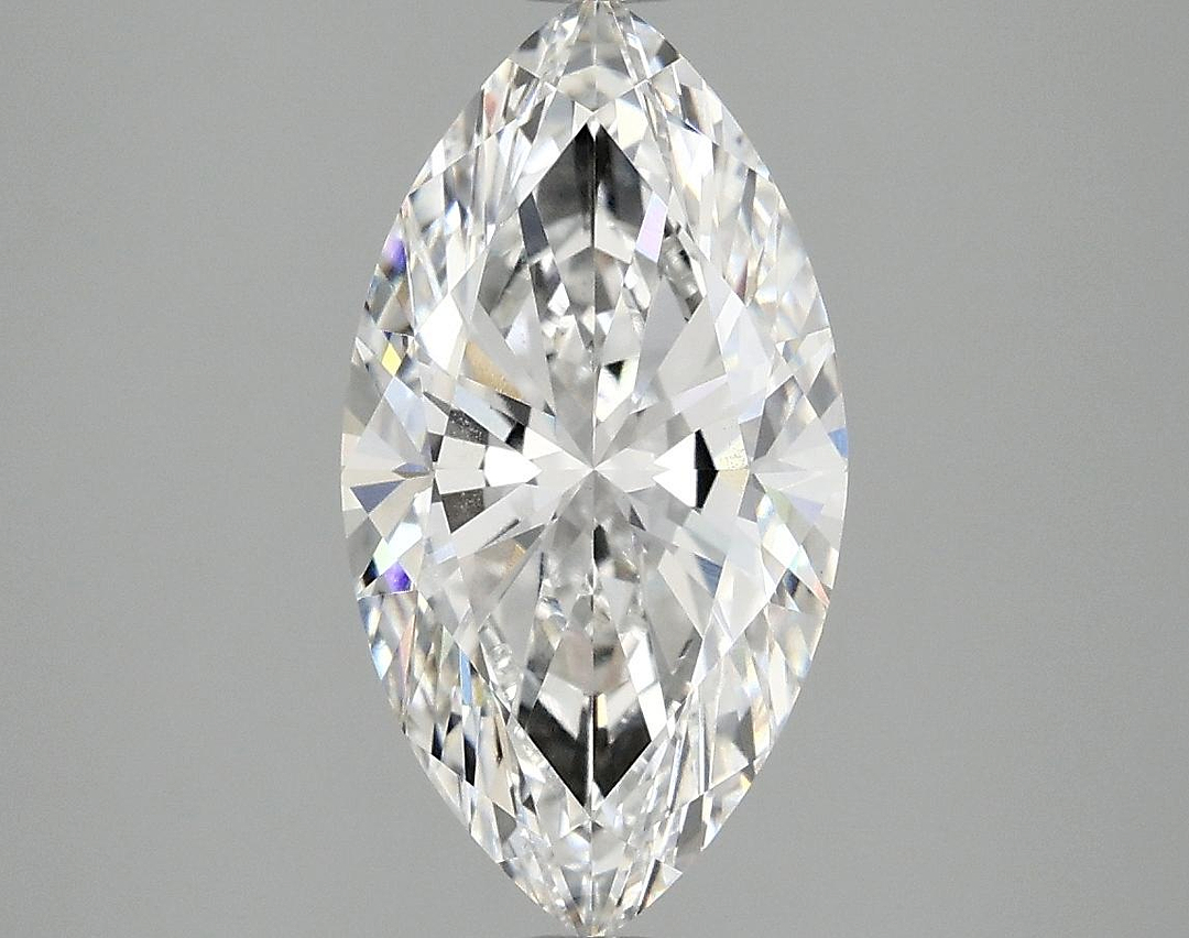2.54 Carat Marquise Shaped Excellent Cut VVS2 IGI Certified Lab Grown Diamond