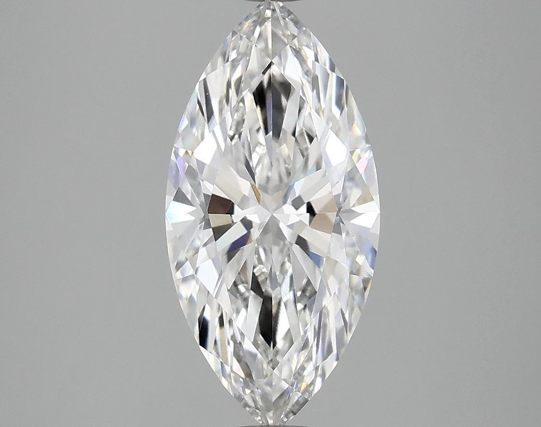 2.08 Carat Marquise Shaped Ideal Cut VVS2 IGI Certified Lab Grown Diamond