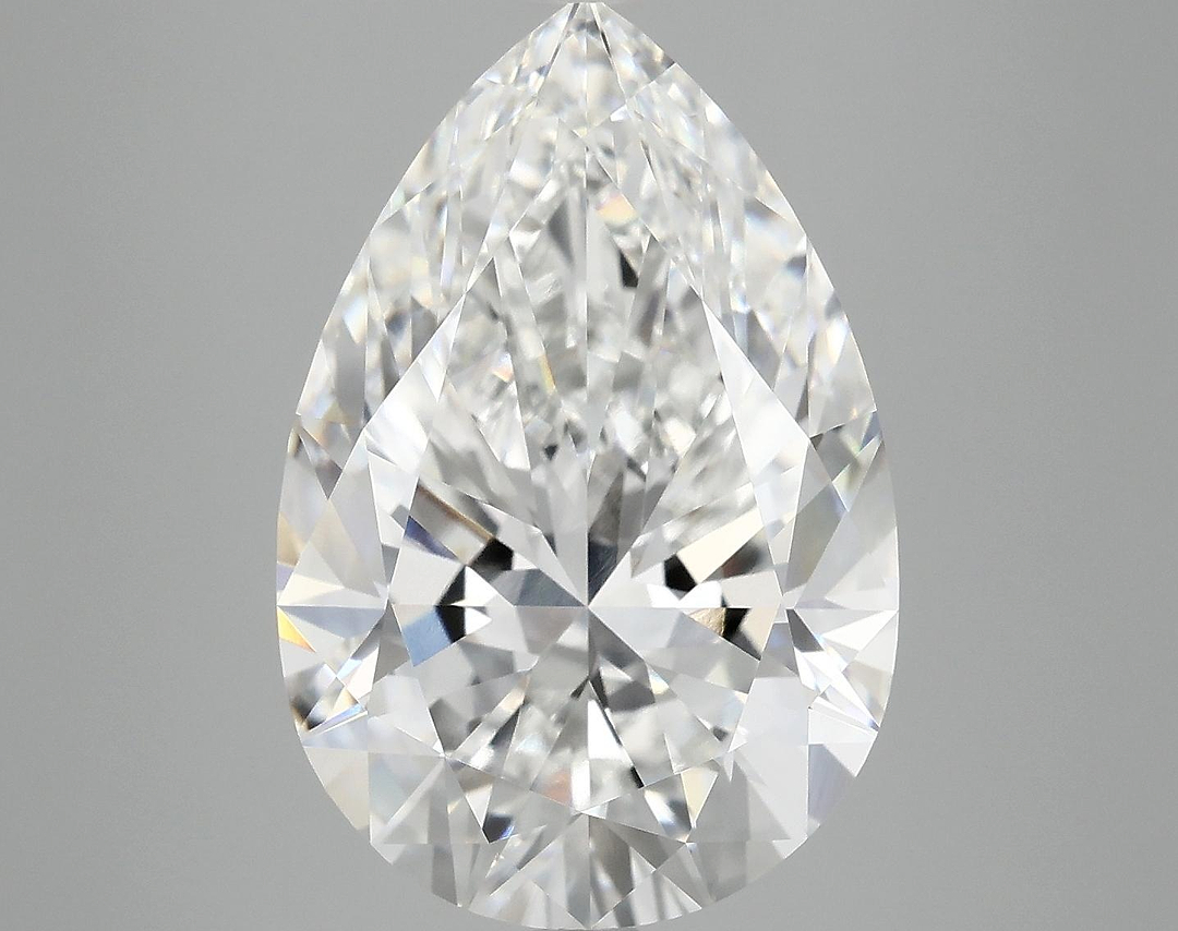 7.7 Carat Pear Shaped Excellent Cut VVS2 IGI Certified Lab Grown Diamond