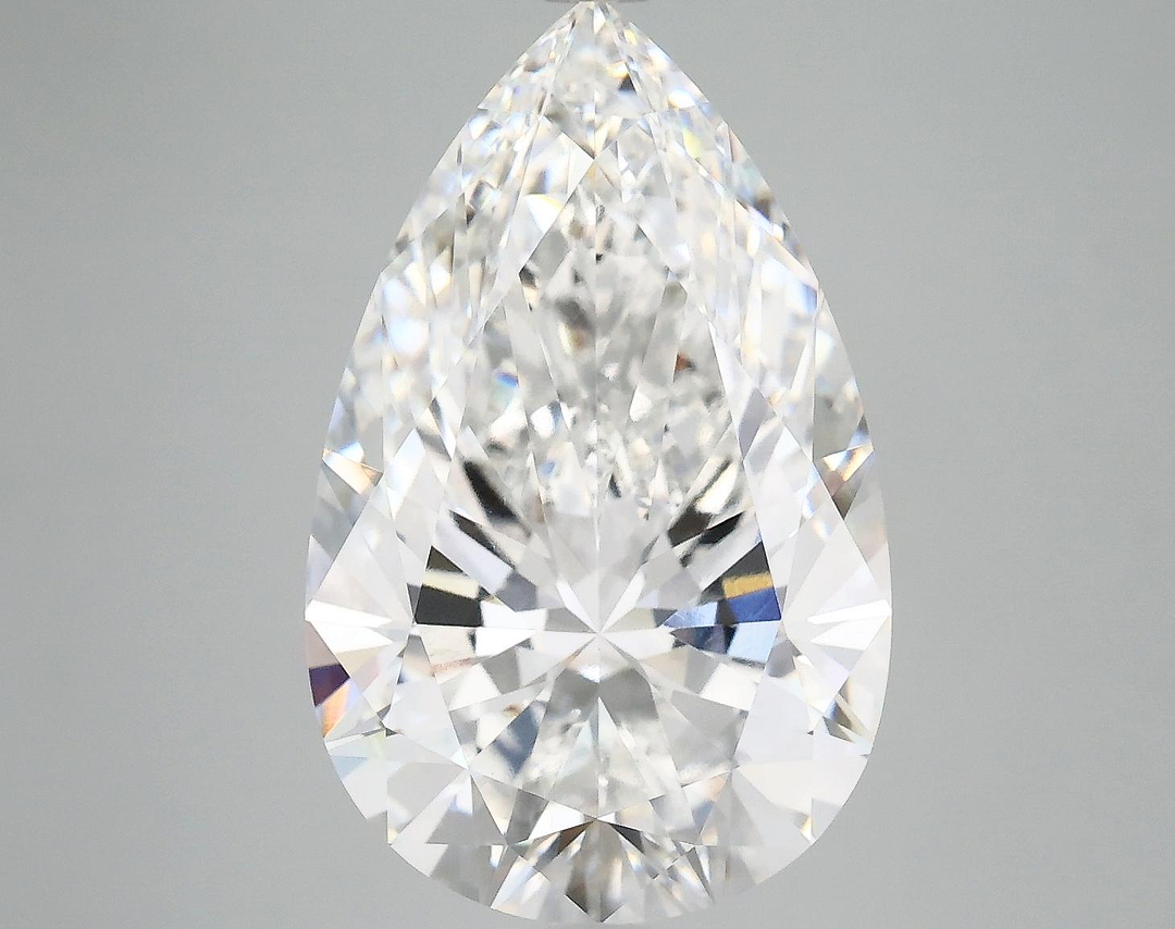 7.19 Carat Pear Shaped Ideal Cut VVS2 IGI Certified Lab Grown Diamond