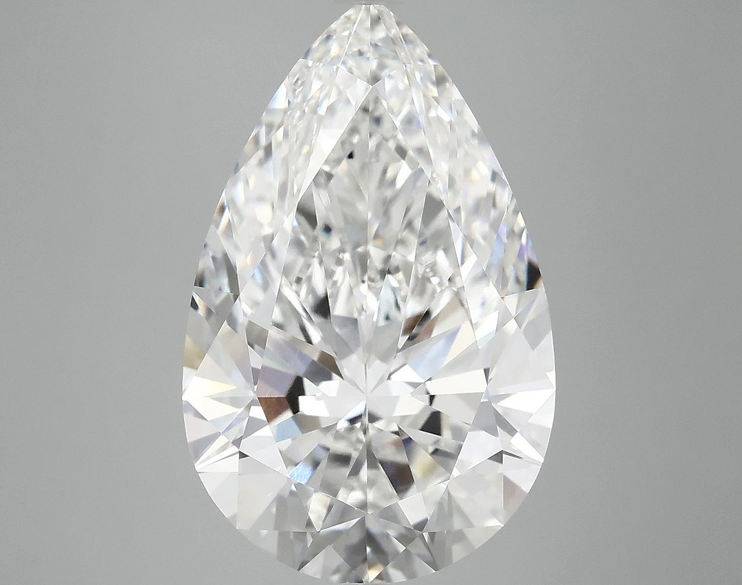 7.18 Carat Pear Shaped Ideal Cut VVS2 IGI Certified Lab Grown Diamond