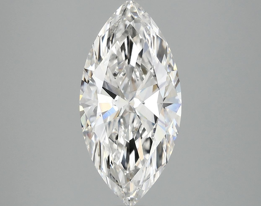 2.5 Carat Marquise Shaped Excellent Cut VVS2 IGI Certified Lab Grown Diamond