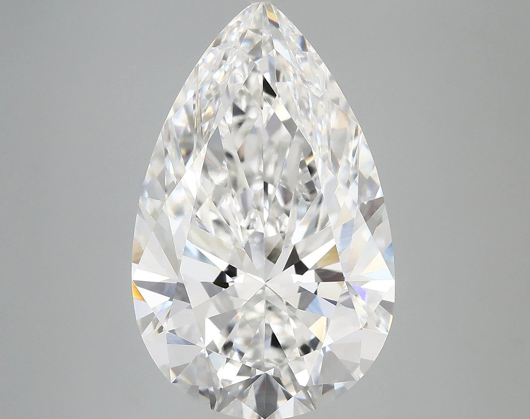 6.55 Carat Pear Shaped Ideal Cut VVS2 IGI Certified Lab Grown Diamond