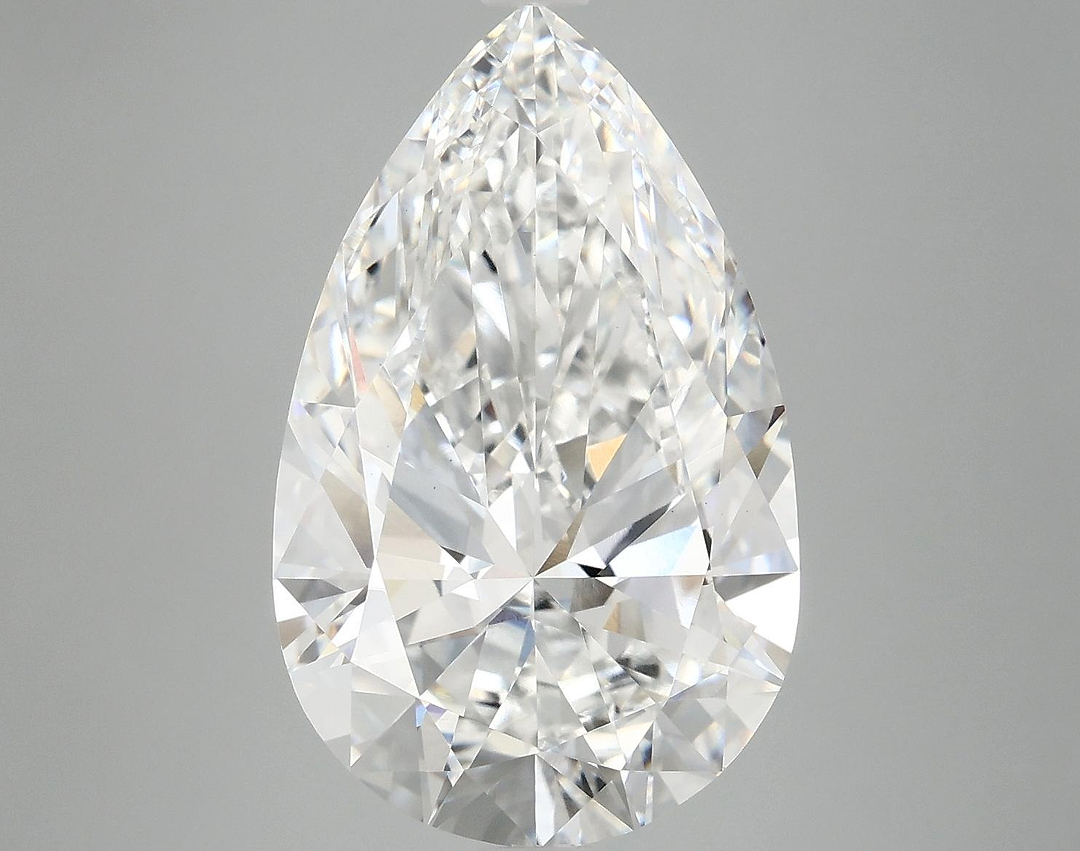 7.05 Carat Pear Shaped Ideal Cut VVS2 IGI Certified Lab Grown Diamond