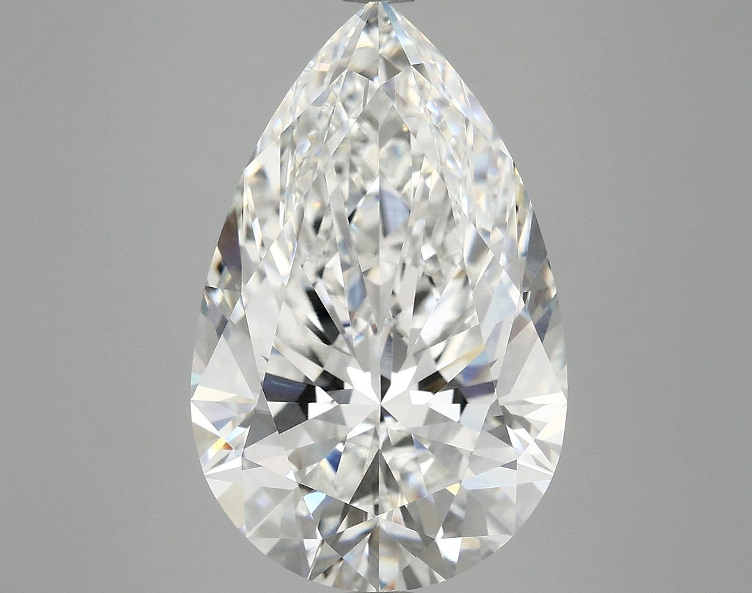 7.36 Carat Pear Shaped Ideal Cut VVS2 IGI Certified Lab Grown Diamond