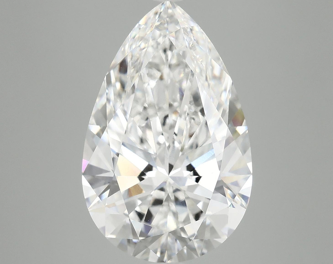 7.14 Carat Pear Shaped Ideal Cut VVS2 IGI Certified Lab Grown Diamond