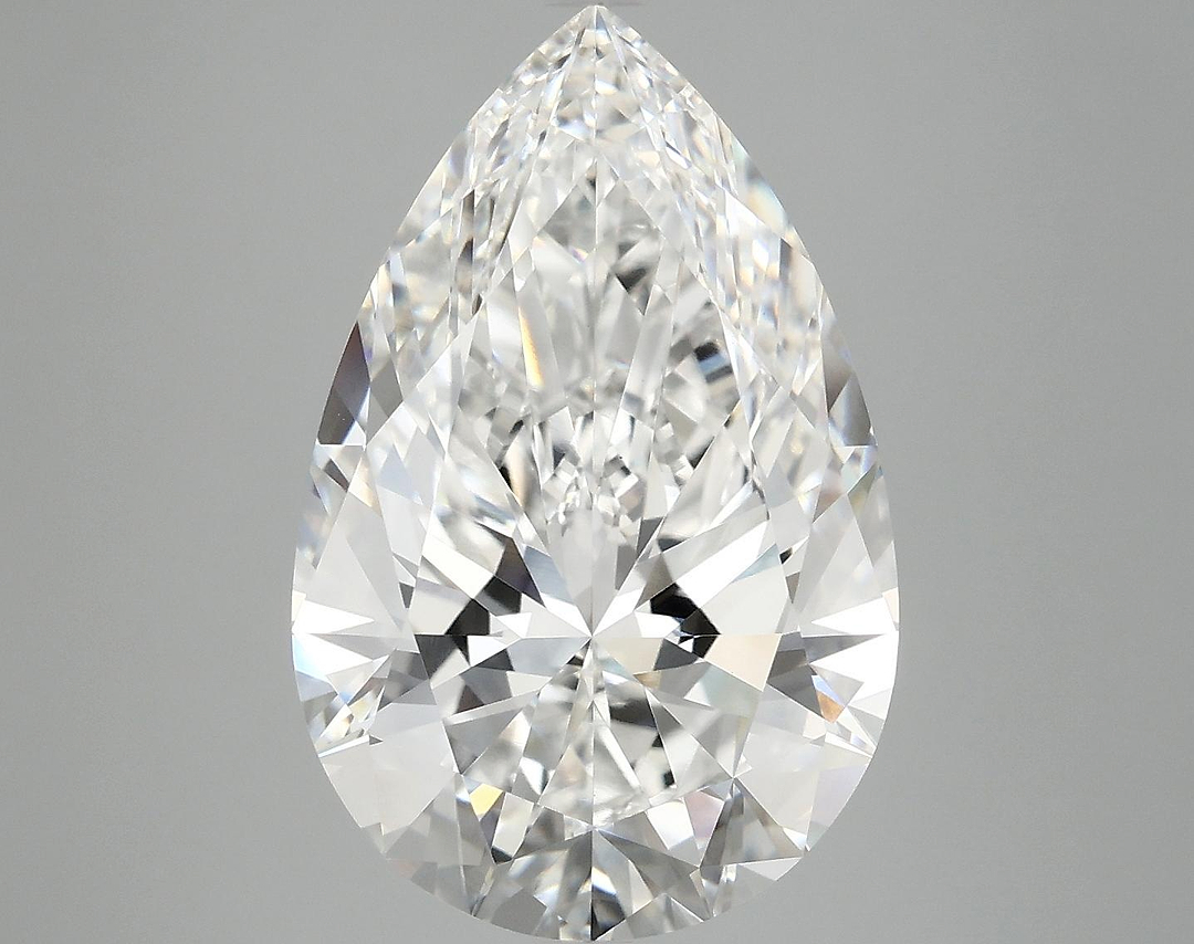 7.14 Carat Pear Shaped Ideal Cut VVS2 IGI Certified Lab Grown Diamond