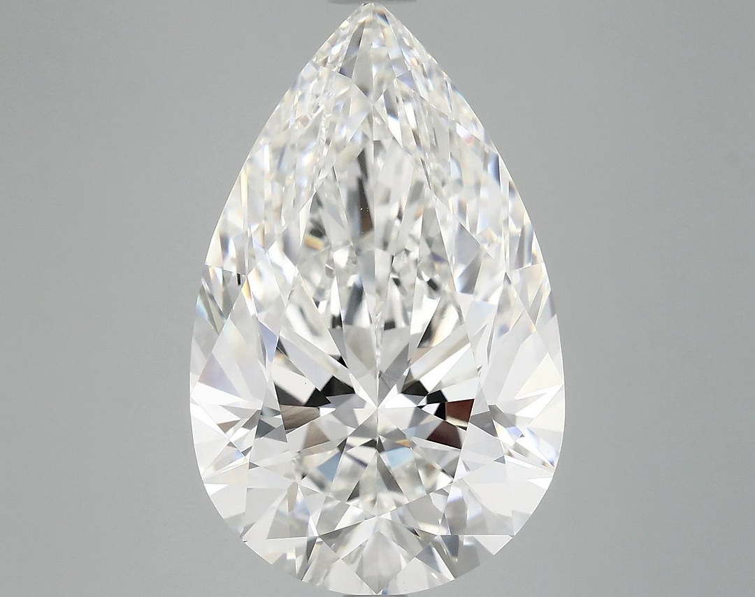 7.01 Carat Pear Shaped Ideal Cut VVS2 IGI Certified Lab Grown Diamond
