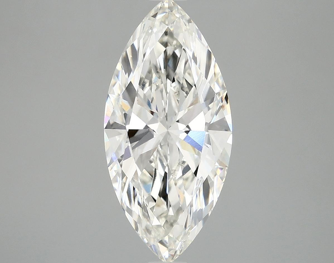 2.5 Carat Marquise Shaped Excellent Cut VVS2 IGI Certified Lab Grown Diamond