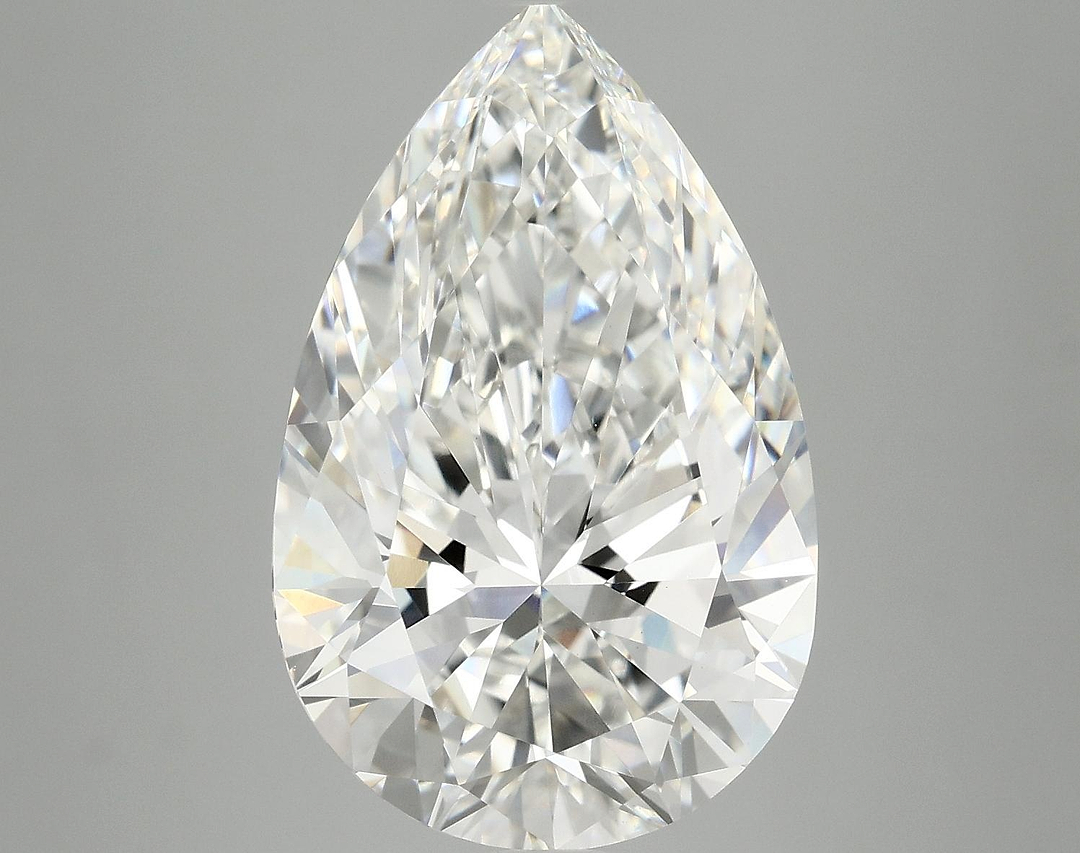 6.87 Carat Pear Shaped Ideal Cut VS1 IGI Certified Lab Grown Diamond