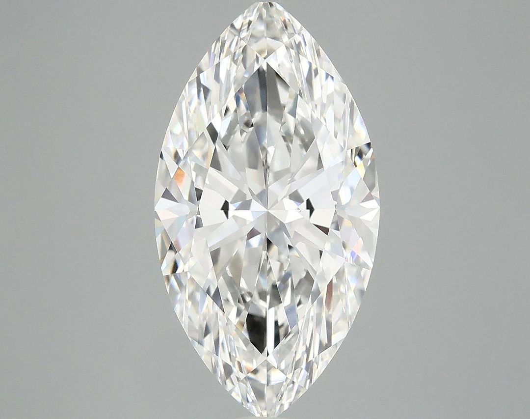4.06 Carat Marquise Shaped Excellent Cut VVS2 IGI Certified Lab Grown Diamond