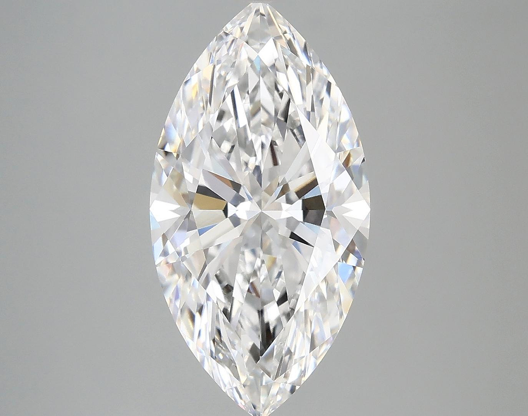 4.06 Carat Marquise Shaped Ideal Cut VVS2 IGI Certified Lab Grown Diamond