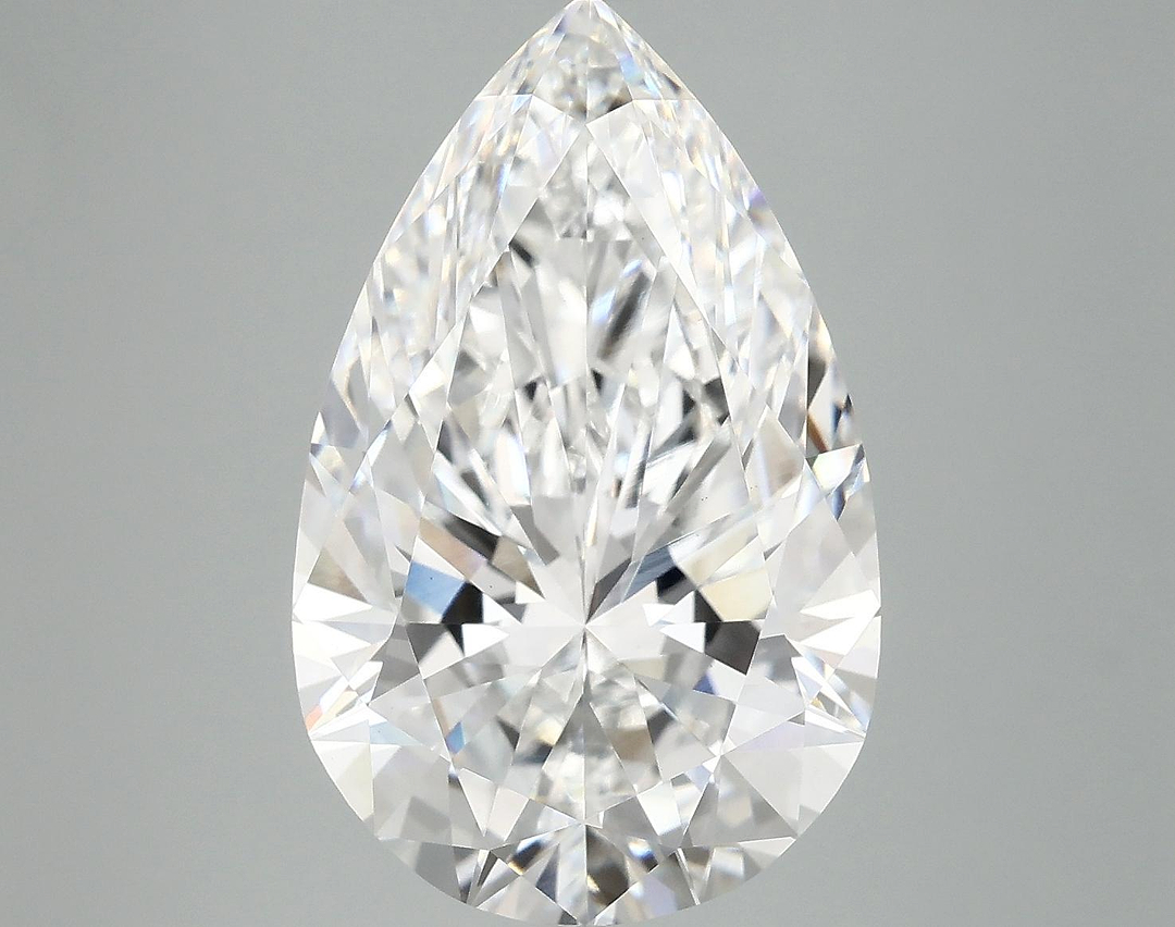 7.65 Carat Pear Shaped Ideal Cut VS1 IGI Certified Lab Grown Diamond
